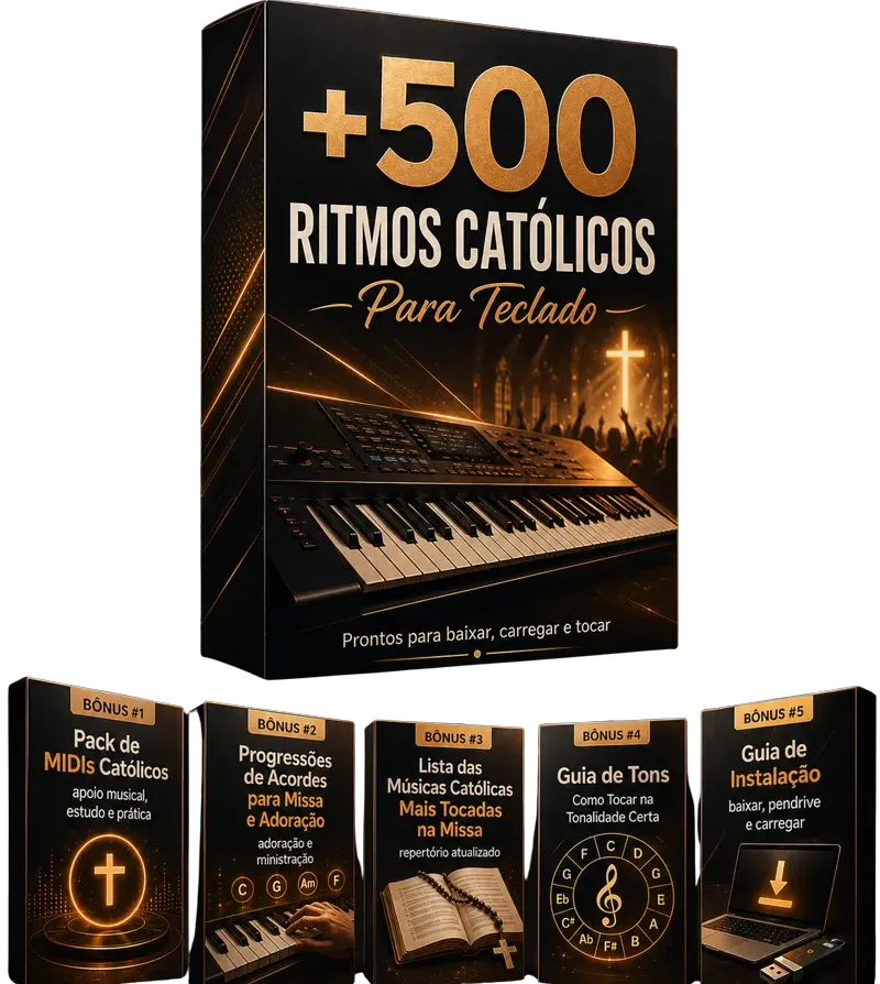 +500 Ritmos Católicos para Teclado